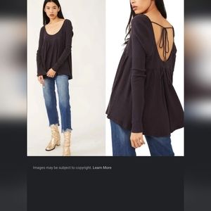 Free People It's Always You Top in black